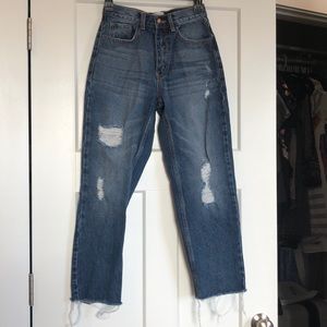 Roolee distressed boyfriend jeans